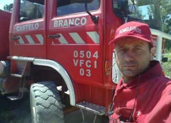 Bombeiro recupera em Coimbra