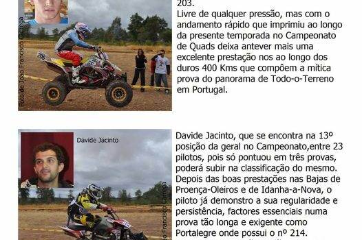 Beirões "assaltam" Baja de Portalegre em Quads