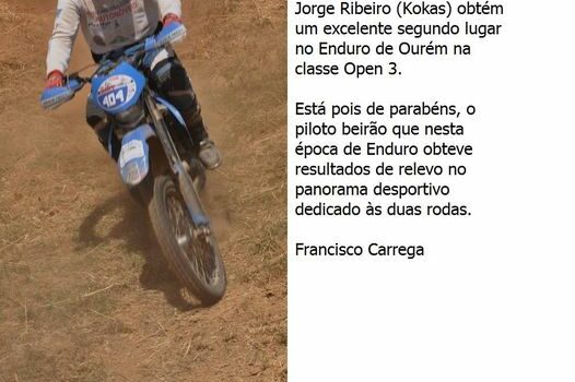 Jorge Ribeiro (Kokas)...mais um excelente resultado no Enduro