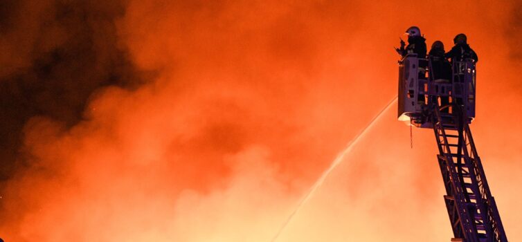 Beira Baixa TV no grande incêndio que deflagrou esta noite, alerta dado às 23H18