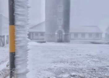 E entretanto, esta manhã, na Serra da Estrela...