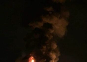 Incêndio no Parque Industrial de Canhoso