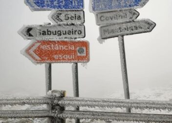 Vem aí neve, geada, muito frio e 7 graus negativos na Serra da Estrela