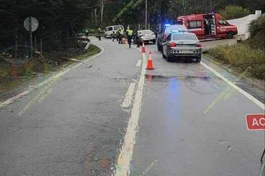 Despiste de viação provoca ferimentos em homem de 52 anos