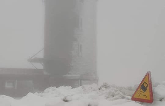 Eis o cenário atual na Serra da Estrela..