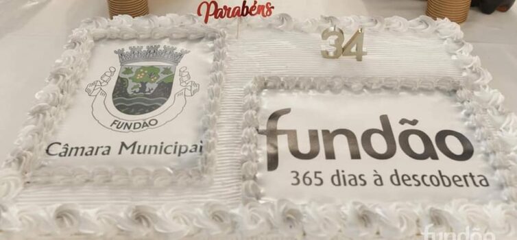 Fundão apagou hoje 34 velas como cidade