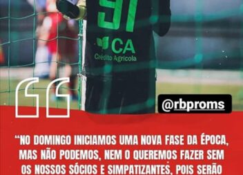 Guarda-redes do Benfica e Castelo Branco pede apoio na "luta pela manutenção"