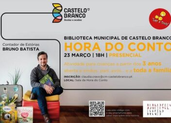 Hoje, quarta-feira, 23 de Março, às 18H00, na Biblioteca Municipal de Castelo Br