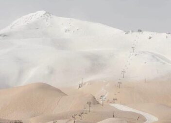 Serra da Estrela pintada de barro