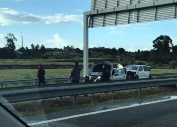 Acidente na A23 nó norte de Castelo Branco