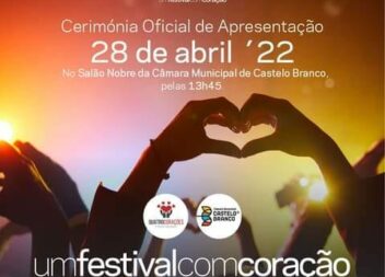 Cerimónia oficial de apresentação do FESTIVAL MAIS SOLIDÁRIO 2022, irá ocorrer h