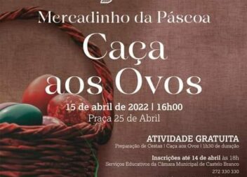 Inscrições abertas até amanhã para Caça aos Ovos no Mercadinho da Páscoa de Cast