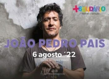 João Pedro Pais confirmado no Festival + Solidário de Castelo Branco