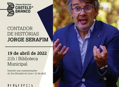 Jorge Serafim na Biblioteca Municipal de Castelo Branco