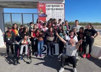 Sorrisos da ERID no Kartódromo de Castelo Branco
