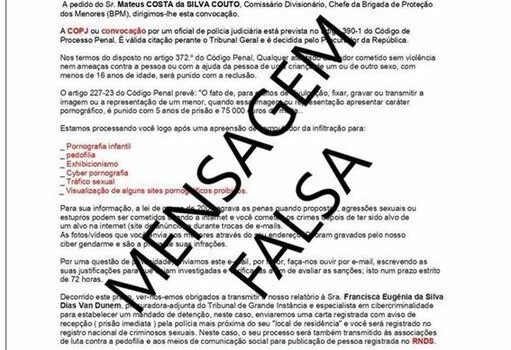 Polícia Judiciária alerta