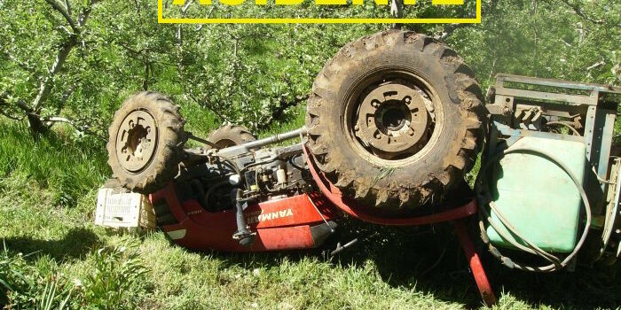 Acidente com trator faz num morto