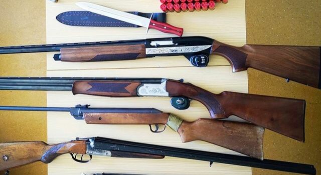 Apreensão de armas de fogo por violência doméstica em Belmonte