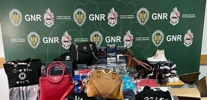 Castelo Branco – Apreensão de mais de 460 artigos contrafeitos