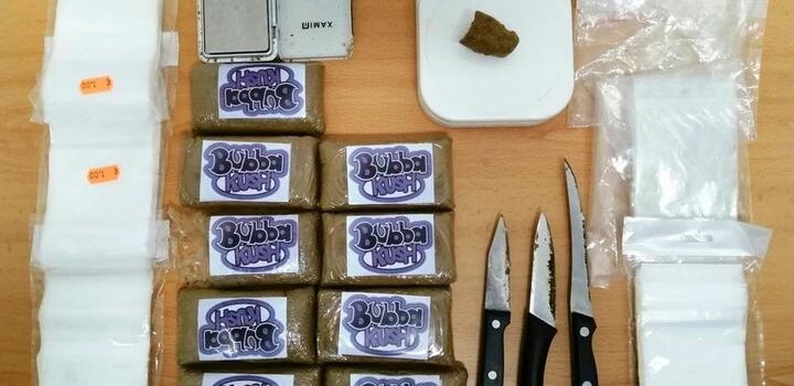 Detidos em flagrante com mais de 1 700 doses de estupefacientes